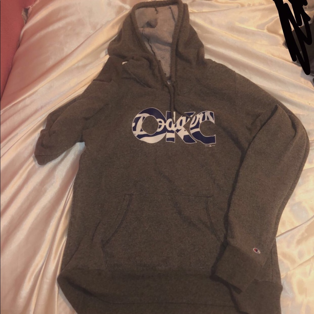OKC GREY WOMANS HOODIE